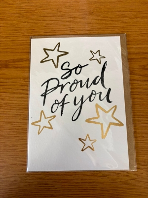 So proud of you card