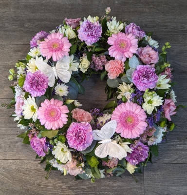 Country Butterfly Wreath