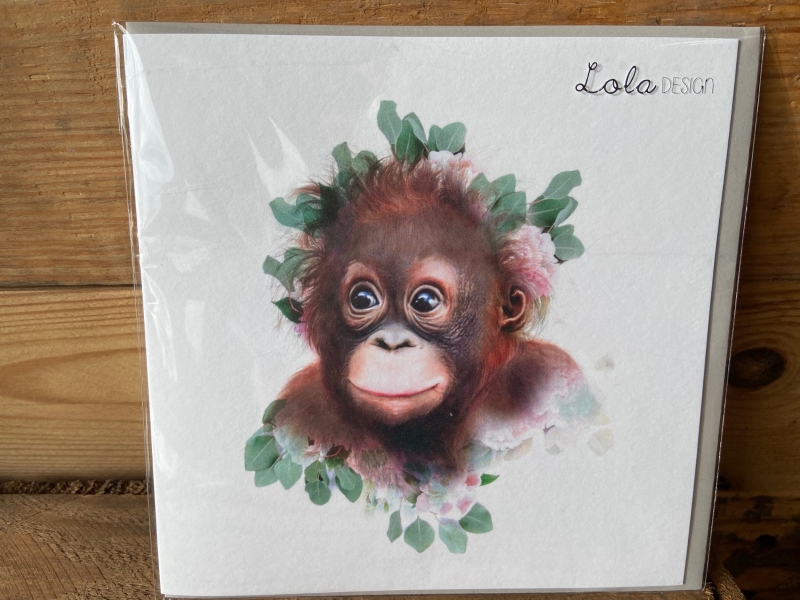 Orangutan Card buy online or call 01788 565504