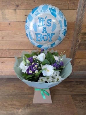 Baby Boy Bloom & Balloon