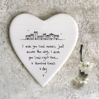 Ceramic Heart Coaster
