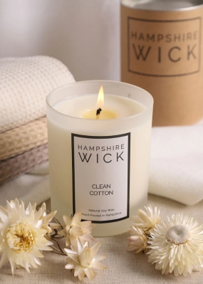 Clean Cotton Luxury Candle