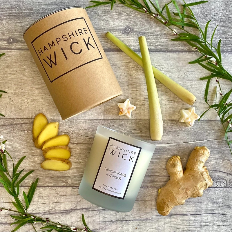 Lemongrass & Ginger Luxury Candle