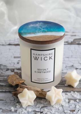 Sea Salt & Driftwood Luxury Candle