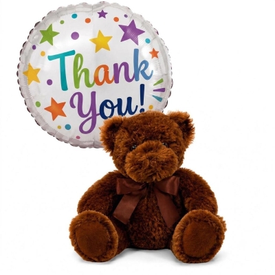 Thankyou Bear and Balloon Gift Set
