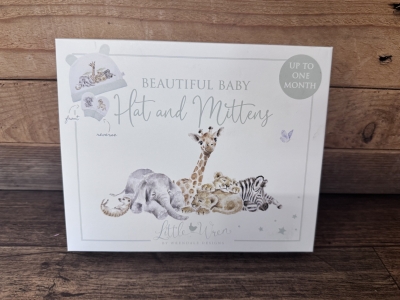 Wrendale Baby Hat & Mittens Set