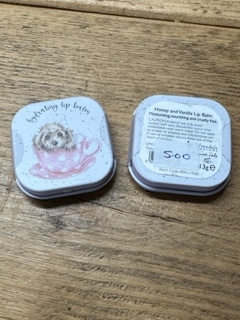 Wrendale designed lip balm tin