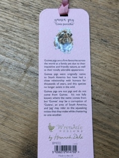 Wrendale Guinea Pig Bookmark