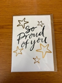 So proud of you card