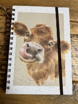 Cow Spiral Notebook