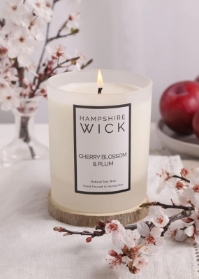 Cherry Blossom & Plum Luxury Candle