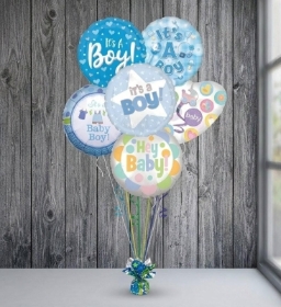 Baby boy Balloon bouquet