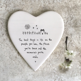 Ceramic Heart Coaster