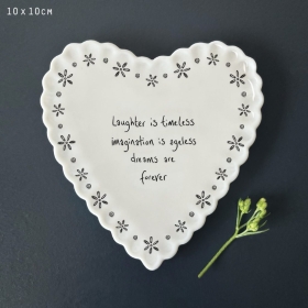 Ceramic Heart Coaster