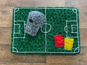 Football Pitch, Whistle and Cards