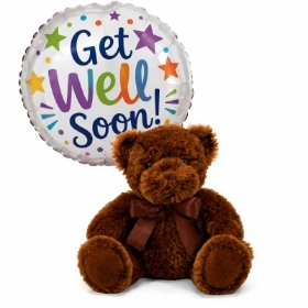 Get Well Bear and Balloon Gift Set