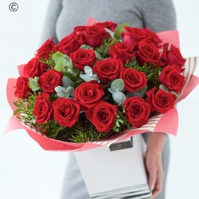 Luxury 24 Red Roses Bouquet